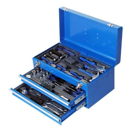 78 PIECE STEEL TOOLBOX WITH TOOLS