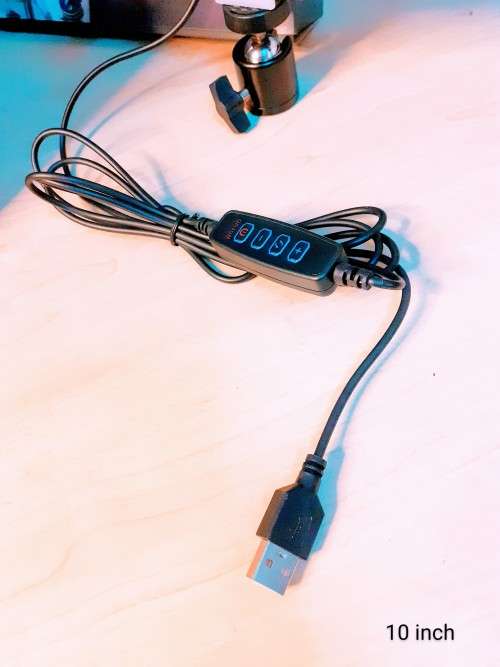 Ring light 10 inch with stand - Basic (White, cool, warm light)