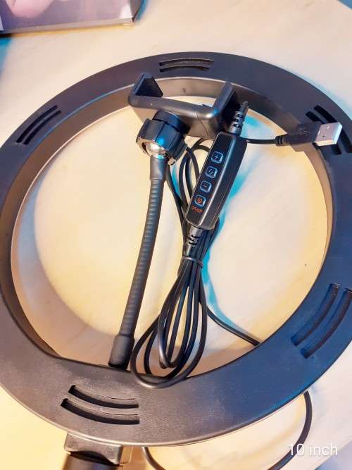 Ring light 10 inch with stand - Basic (White, cool, warm light)