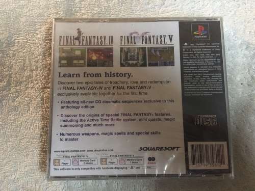Final Fantasy Anthology (Playstation 1) - FACTORY SEALED