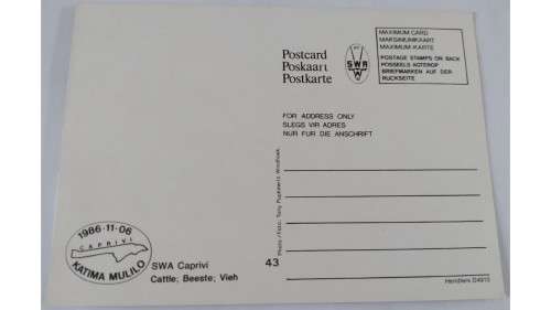 1986 - SWA Caprivi Strip -  Maximum Cards