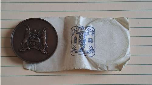1986 - Bronze Souvenir Medal - 1886 - 1986 Johannesburg Centenary