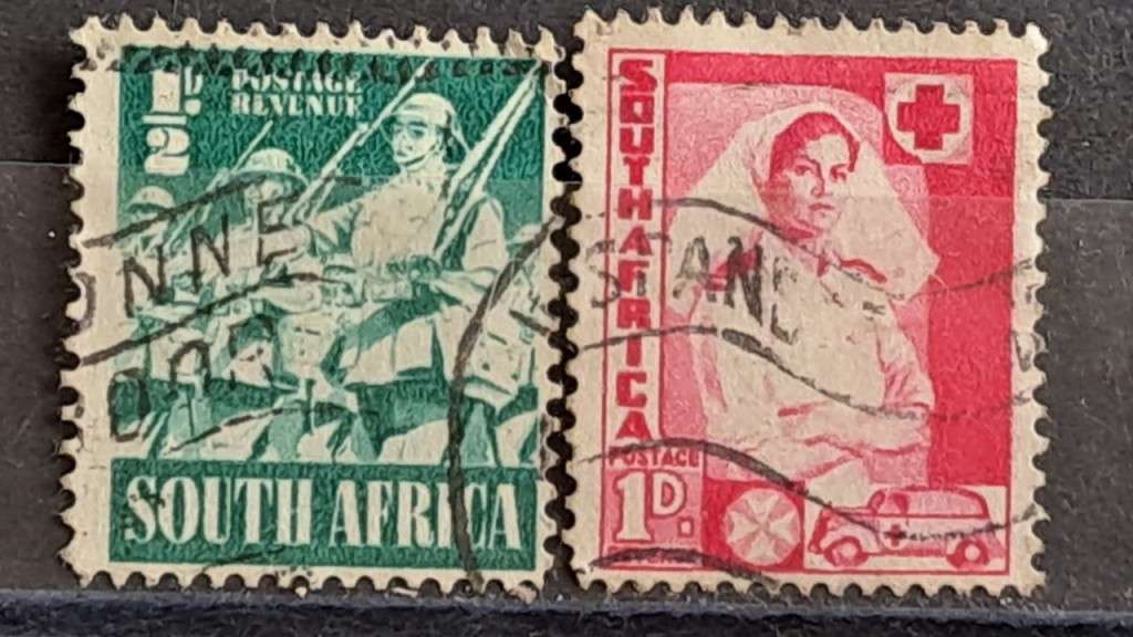 1941 - South Africa - WM - ½, 1 - War Effort