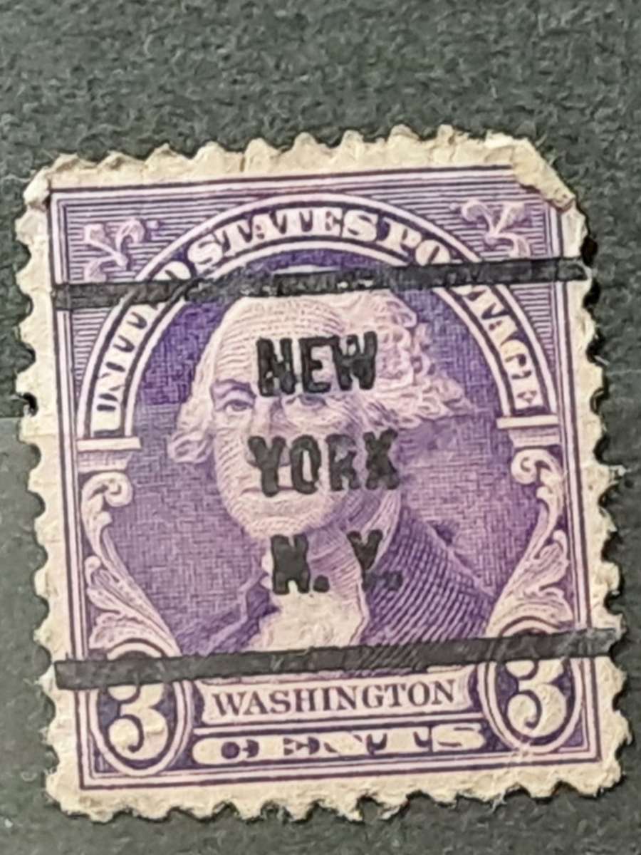 1932 - USA -  `New York, NY` overprint - 3 - George Washington
