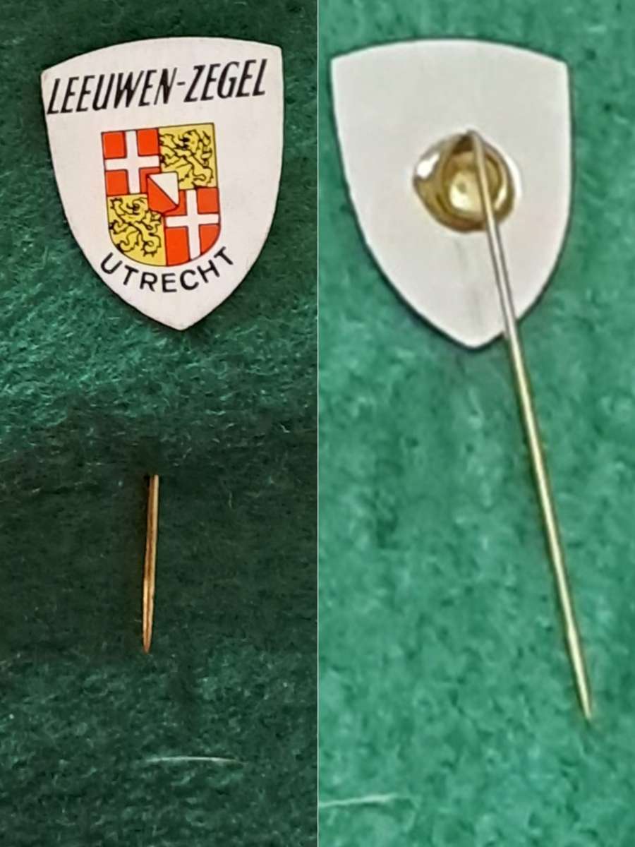 Pin:   `Leeuwen-Zegel - Utrecht` - Coat of Arms