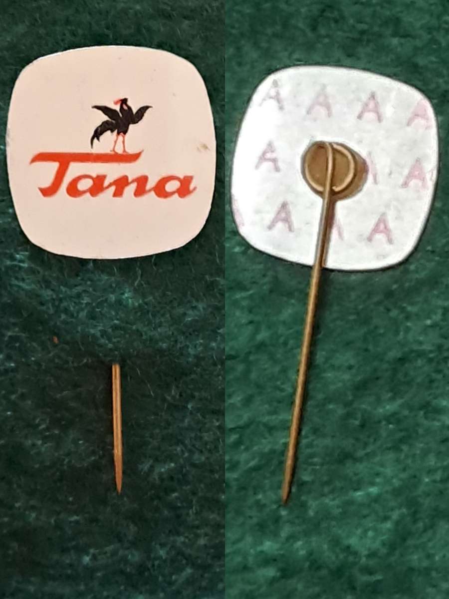 Pin: Vintage Dutch Advertising  - `Tana` - Black Rooster