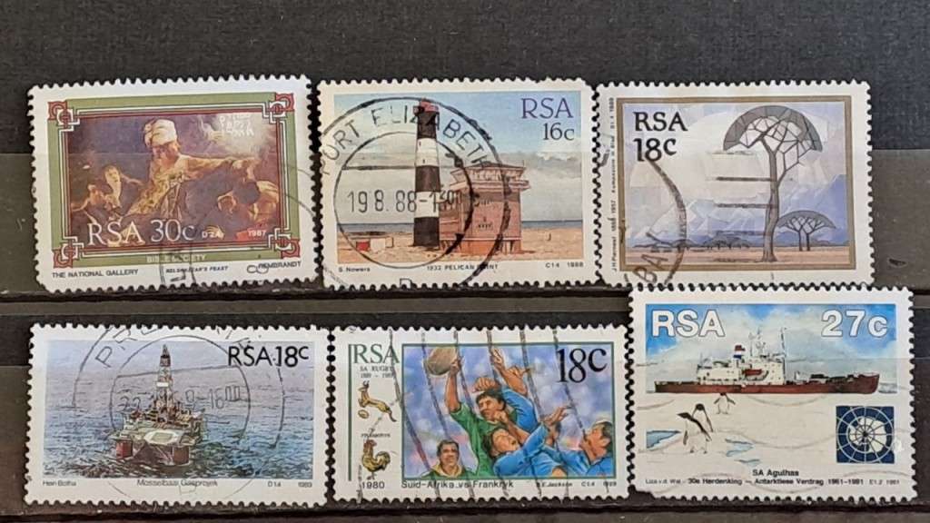 South Africa : 1987 - 1991  : Lot of 6