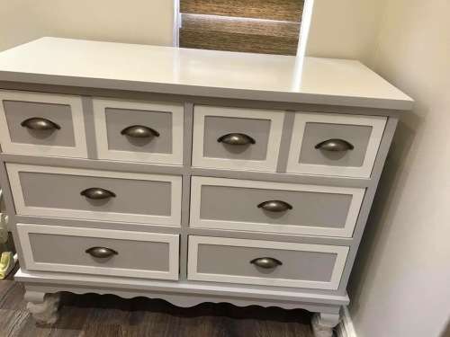 Server/ bathroom cabinet. 8 drawer solid wood