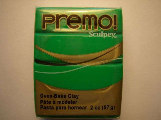 Polymer Clay - Sculpey Premo - Green (57g) - Crazy August special!!!