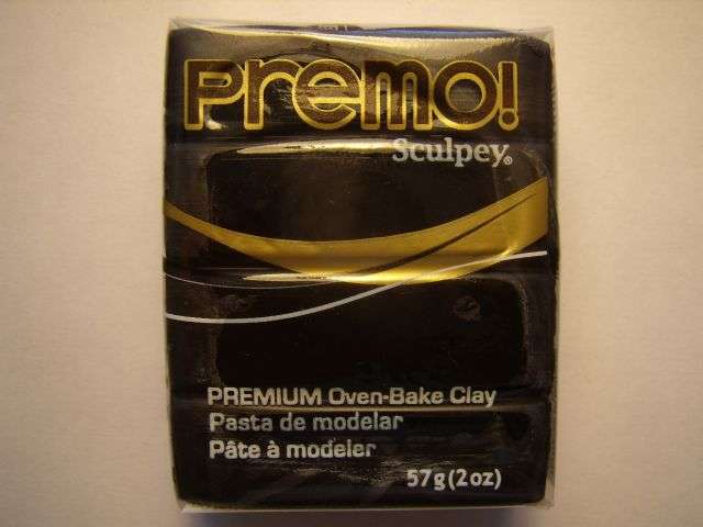 Polymer Clay - Sculpey Premo - Black (57g) - Crazy August special!!!