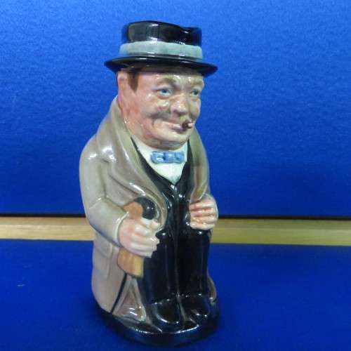Royal Doulton Jug of Winston Churchill ** in Perfect Condition**