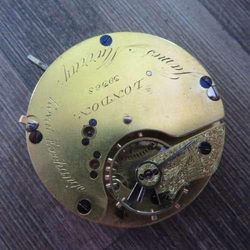 Old Pocket watch Movement for Spares**James Murray royal Exchange London**