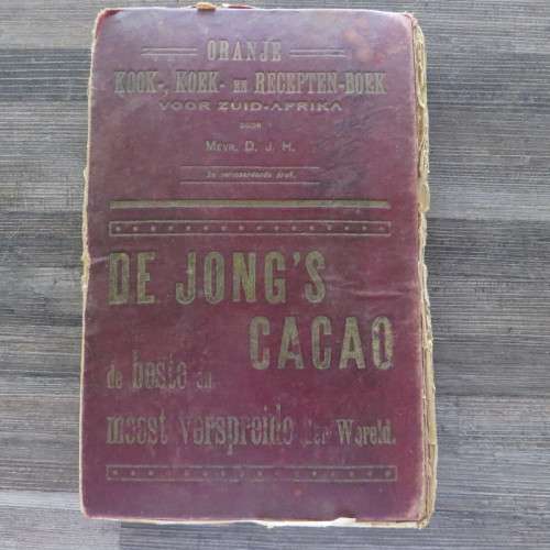 Very Rare - ORANJE KOEK,.KOOK en RECEPTEN BOEK voor ZUID AFRIKA** Very Old recipies**