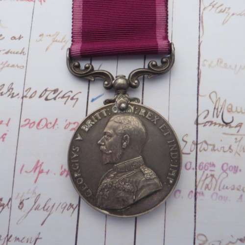 WW1 Long Service Medal awarded to - T-2-SR-02236  SD :S.Sjt H.C Dyer A.S.C