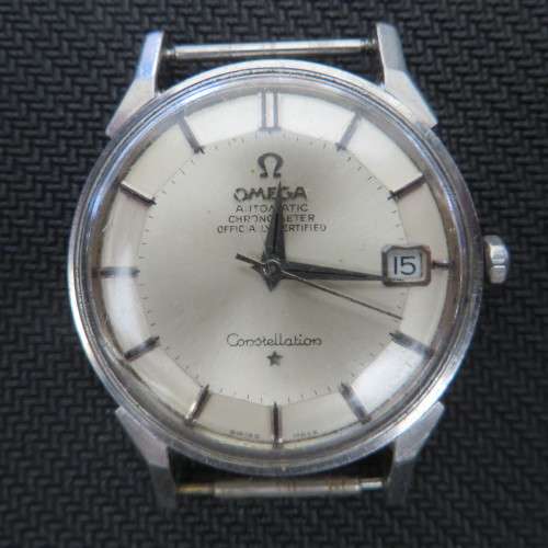 1960 s OMEGA Constellation Chrono. Wrist watch Steel Pie Pan Working Perfectly bobshop .za