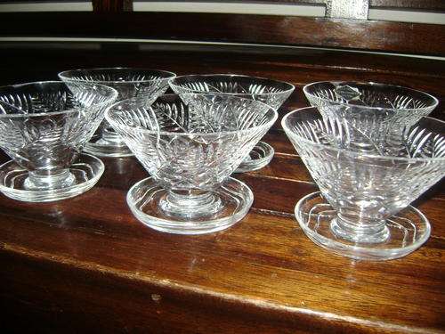 STUNNING SET OF SIX WEBB CORBETT DESSERT BOWLS!!! PERFECT CONDITION!!!!