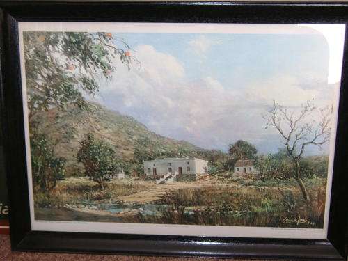 ***PAUL KRUGER HOMESTEAD***!! PRINT BY GABRIEL DE JONG!!