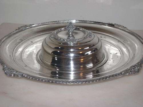 SERANCO SILVER PLATED SERVING DISH!!