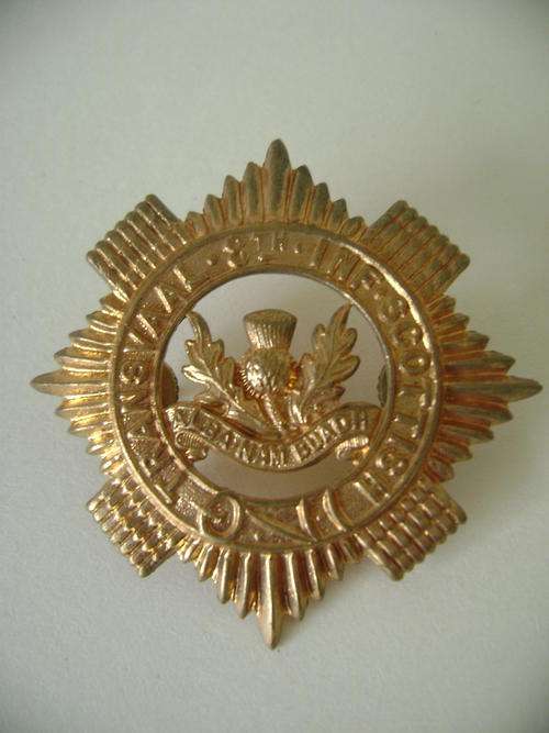 Transvaal Scottish 8th Infantry Badge***