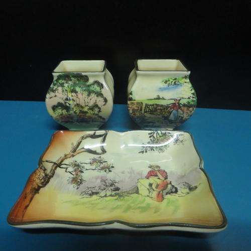 LOT OF SMALL ROYAL DOULTON PIECES**VERY OLD AND STILL IN PERFECT CONDITION**