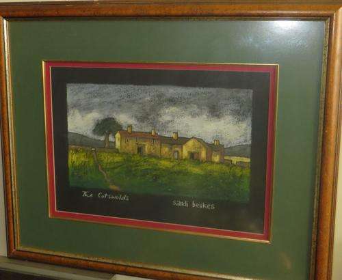 STUNNING AND LARGE ART WORK BY " SANDI BEUKES" BEAUTIFUL PIECE***