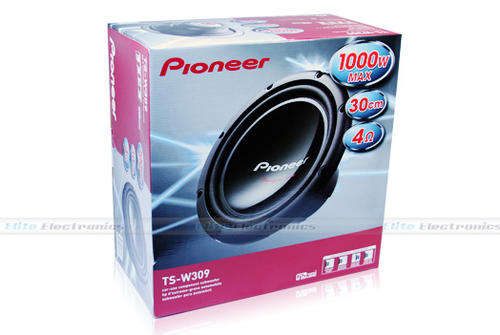PIONEER TS-W309 12" SVC SUBWOOFER CAR AUDIO SUB 300W