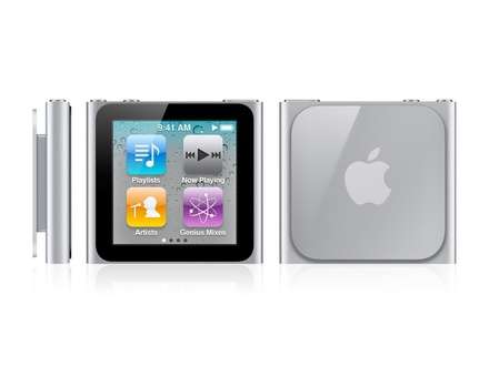 Apple iPod nano (6th Generation with Touch Screen) Silver (8GB)