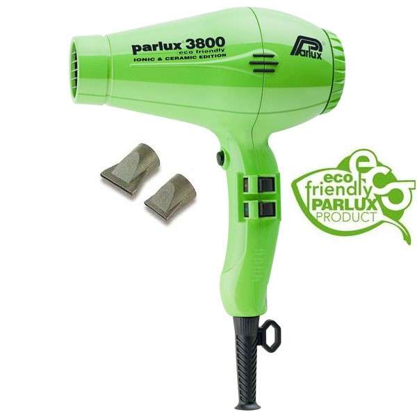 PARLUX 3800 Ionic & Ceramic (GREEN) with 2 Nozzles