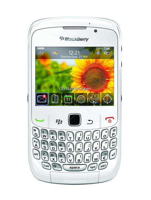 White Blackberry Curve 8520 *Good Condition*