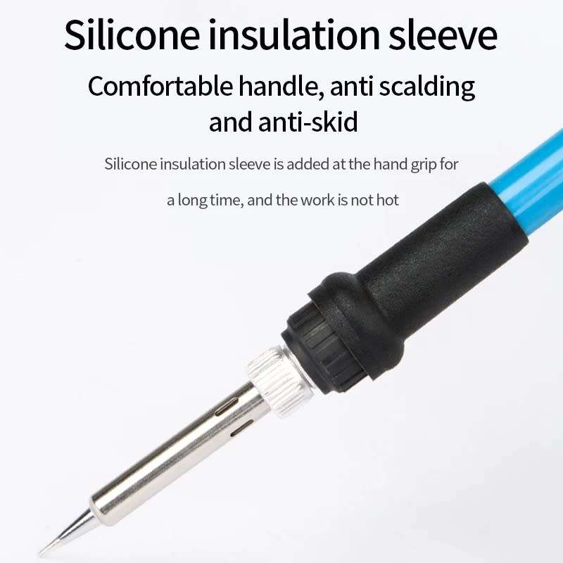 8-Piece Professional Soldering Iron with Smart Temperature control-60 Watt