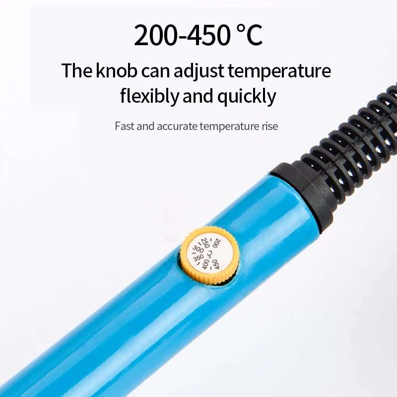 8-Piece Professional Soldering Iron with Smart Temperature control-60 Watt