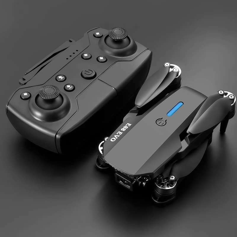 EVO Drone Brushless upgraded version Hd Dual Camera Fpv Long Range Rc Quadcopter Foldable Mini D