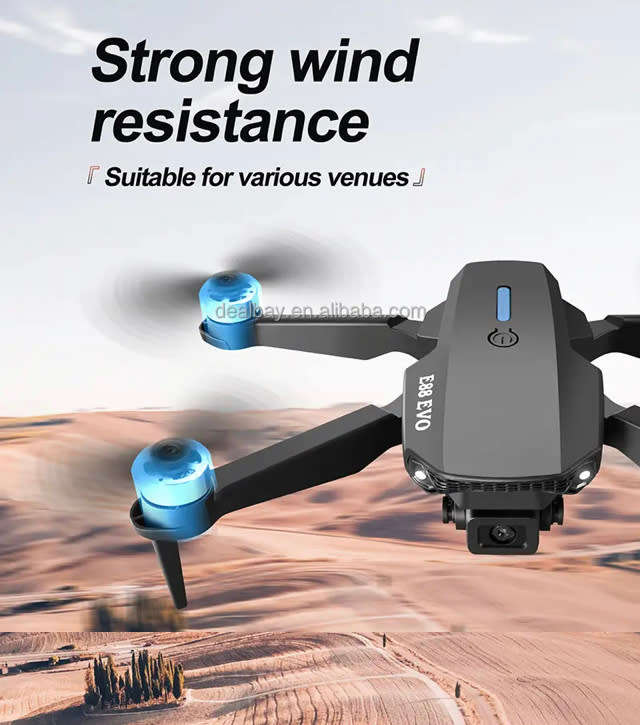 EVO Drone Brushless upgraded version Hd Dual Camera Fpv Long Range Rc Quadcopter Foldable Mini D