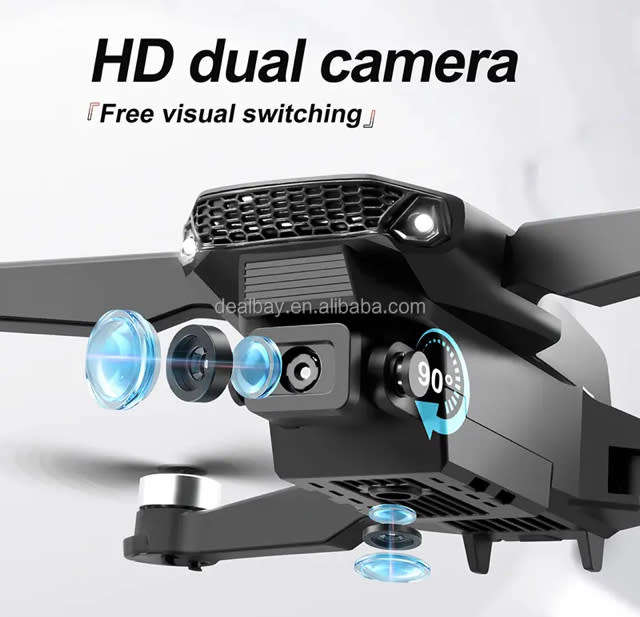 EVO Drone Brushless upgraded version Hd Dual Camera Fpv Long Range Rc Quadcopter Foldable Mini D
