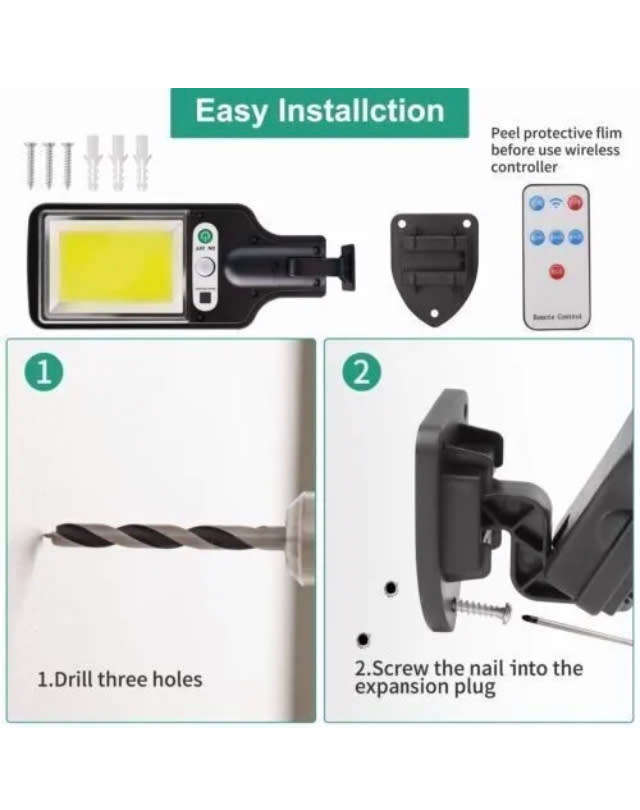 Solar Street Light 102-Cob  Super Bright