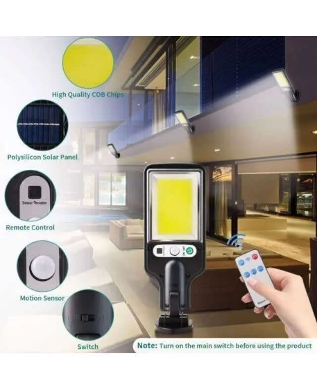 Solar Street Light 102-Cob  Super Bright