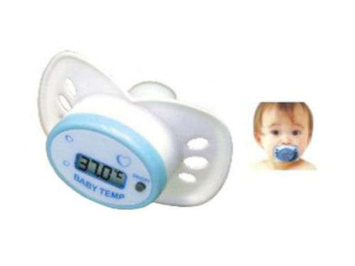 NEW LCD DIGITAL BABY TODDLER THERMOMETER ORAL DUMMY PACIFIER SOOTHER PORTABLE