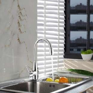 Copper Hot and Cold Kitchen faucet Vegetables to Sink Basin Mixer Water Tap