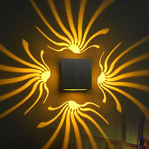 LED Wall Light Stylish Aluminum Oxidation
