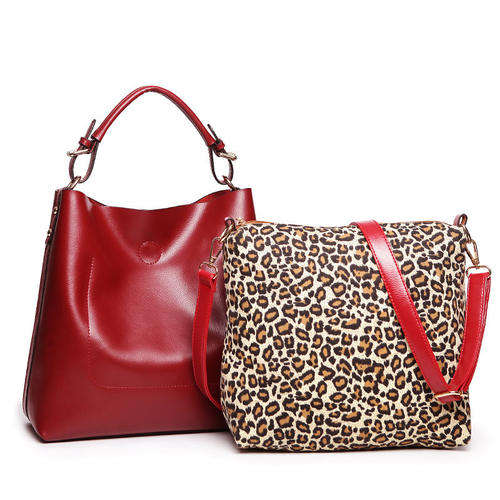 Women PU Leather Handbags Vintage Women Tote Messenger Bags