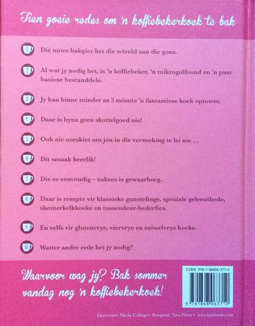 Mug Cakes Recipe Book - Available in English and Afrikaans