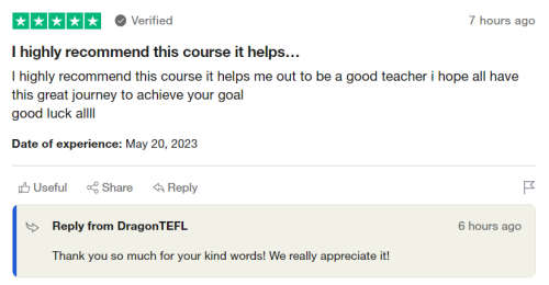 150-Hour Teaching English as a Foreign Language (TEFL) Course by DragonTEFL + FREE E-Book!