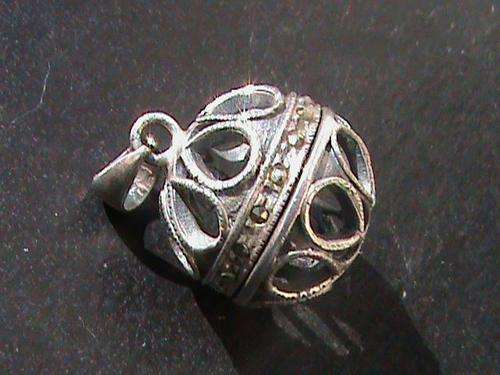 MARCAZITE BALL PENDANT IN STERLING SILVER