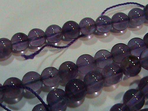 AMETHYST ROUND BEADS