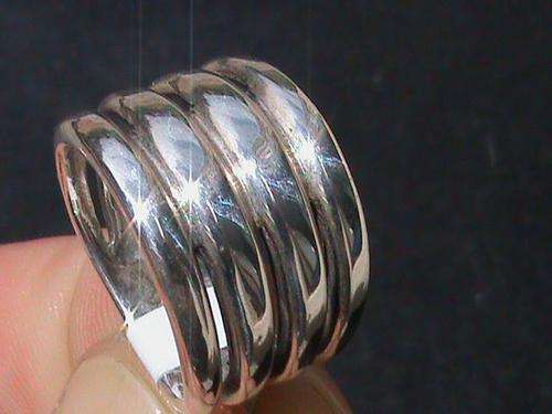 STERLING SILVER RING... SIZE N...