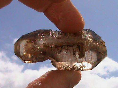 SMOKEY QUARTZ... DOUBLE TERMINATED... ZOMBA, MALAWI..!