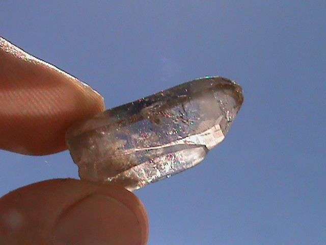 SMALL SMOKY QUARTZ CRYSTAL FROM ZOMBA, MALAWI...!