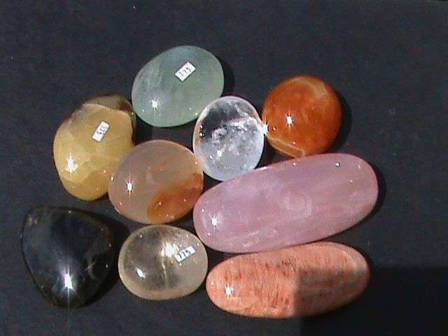 A-GRADE CRYSTAL GALET MIX....X 9....!!