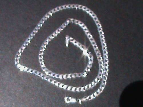 STERLING SILVER MENS CHAIN 55 CM LONG