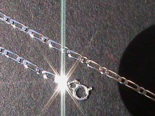 STERLING SILVER CHAIN .....60 CM LONG